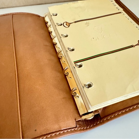 GUCCI ☆ Leather Planner / Notebook ☆ Vintage ☆ RARE ☆ - Picture 11 of 16